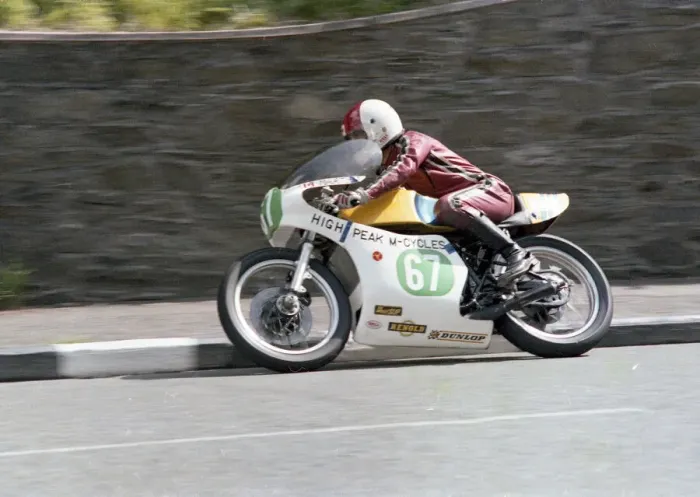 Framed Print : Martin Hall (Yamaha) 1979 Junior TT