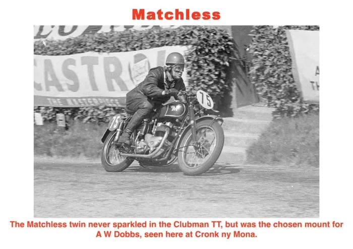 Framed Print : Matchless. The Matchless twin never sparkled in the Clubman TT Framed Print : Matchless. The Matchless twin never sparkled in the Clubman TT