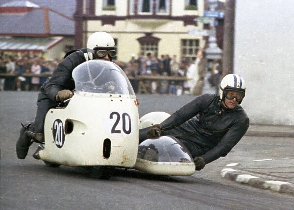 Maurice Candy & Rex Du Pont (MJC) 1965 Sidecar TT