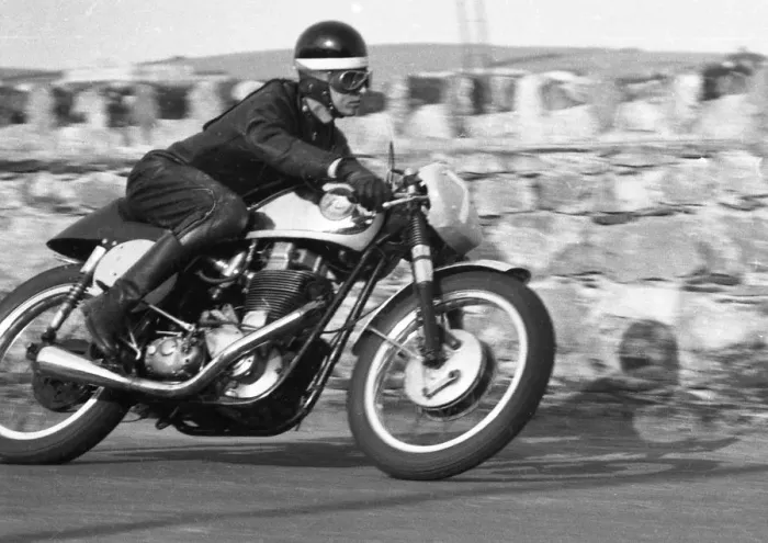 Framed Print : Maurice Price (BSA) 1959 Southern 100 Framed Print : Maurice Price (BSA) 1959 Southern 100