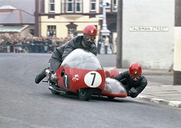 Maurice Tombs & Trevor Tombs (BMW) 1966 Sidecar TT