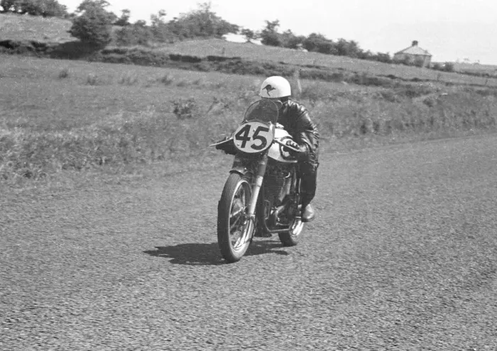 Framed Print : Maurie Quincey (Norton) 1954 Junior Ulster Grand Prix Framed Print : Maurie Quincey (Norton) 1954 Junior Ulster Grand Prix