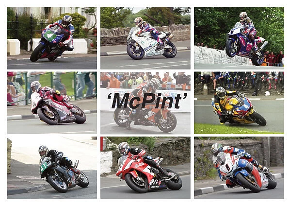 McPint. A selection of John McGuinness TT shots