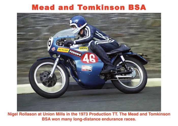Framed Print : Mead and Tomkinson BSA Framed Print : Mead and Tomkinson BSA