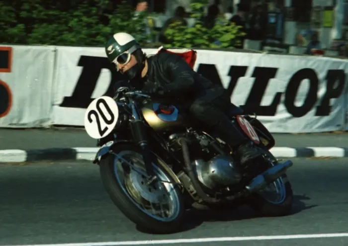 Framed Print : Melvyn Rice (BSA) 1967 Production TT Framed Print : Melvyn Rice (BSA) 1967 Production TT