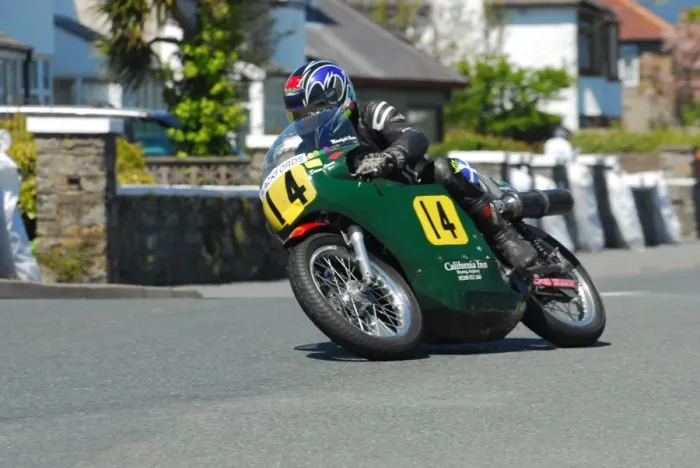 Framed Print : Meredydd Owen (Seeley G50) 2013 Pre TT Classic Framed Print : Meredydd Owen (Seeley G50) 2013 Pre TT Classic