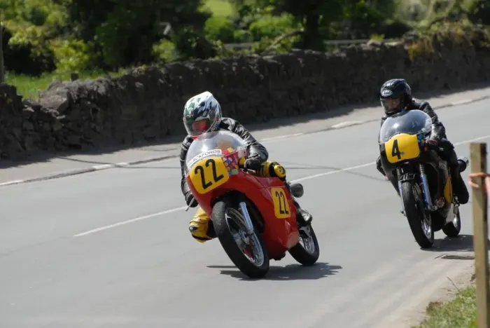Framed Print : Meredydd Owen (Seeley G50) and Derek Whalley (Aermacchi) 2007 Pre TT Classic Framed Print : Meredydd Owen (Seeley G50) and Derek Whalley (Aermacchi) 2007 Pre TT Classic
