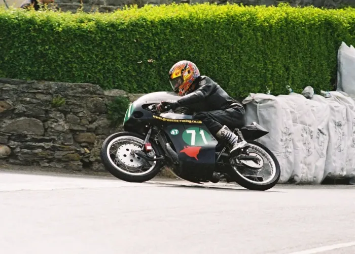 Framed Print : Mervyn Stratford (Greeves) 1994 Pre-TT Classic Framed Print : Mervyn Stratford (Greeves) 1994 Pre-TT Classic