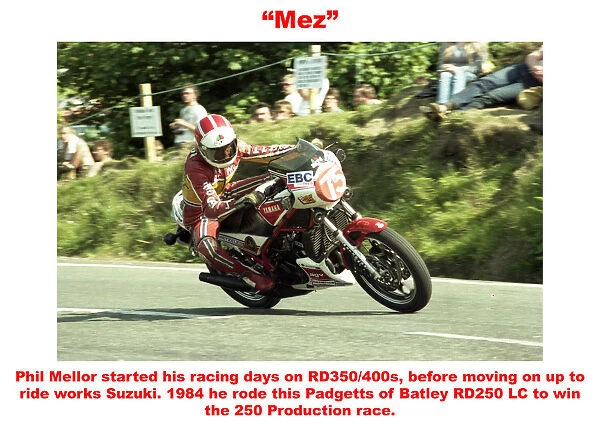 Mez'. Phil Mellor started his racing days on RD 350 / 400s