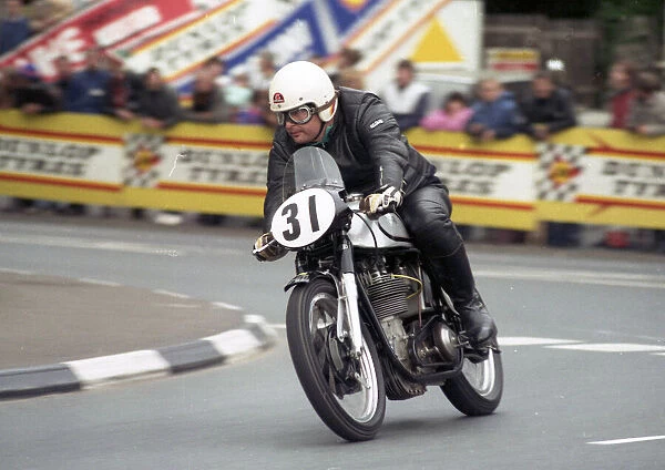 Michael Bills (Norton) 1989 TT Parade Lap