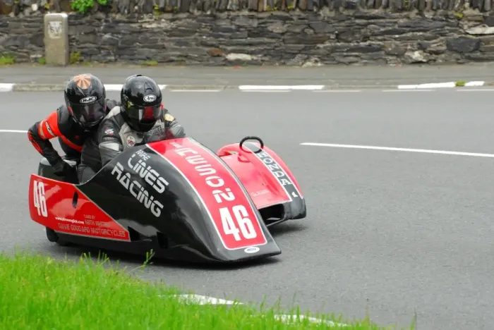 Framed Print : Michael Lines & Julie Hanks-Elliott (Ireson Honda) 2013 Sidecar TT Framed Print : Michael Lines & Julie Hanks-Elliott (Ireson Honda) 2013 Sidecar TT