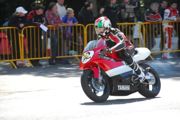Framed Print : Michael McGurhanan (Yamaha) 2014 Parade Lap Framed Print : Michael McGurhanan (Yamaha) 2014 Parade Lap