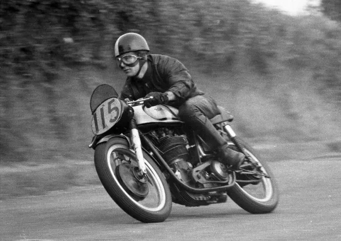 Framed Print : Michael McStay (Norton) 1959 Senior Manx Grand Prix Framed Print : Michael McStay (Norton) 1959 Senior Manx Grand Prix