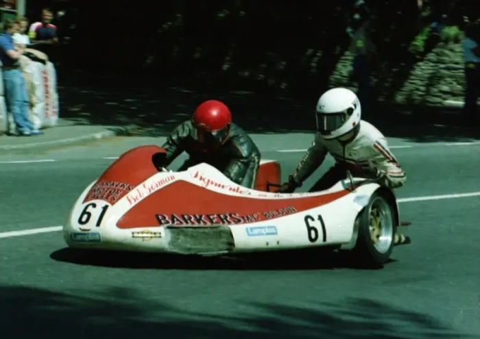 Framed Print : Michael Miller & David Young (Yamaha) 1982 Sidecar TT Framed Print : Michael Miller & David Young (Yamaha) 1982 Sidecar TT