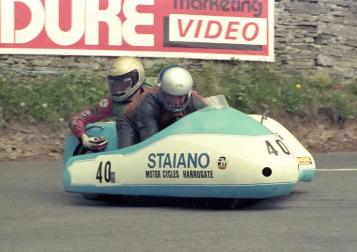 Framed Print : Michael Staiano & David Hanna (Windle Yamaha) 1986 Sidecar TT Framed Print : Michael Staiano & David Hanna (Windle Yamaha) 1986 Sidecar TT