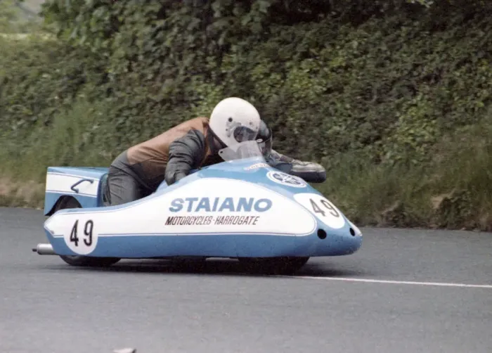 Framed Print : Michael Staiano & Peter Willis (Windle Yamaha) 1983 Sidecar TT Framed Print : Michael Staiano & Peter Willis (Windle Yamaha) 1983 Sidecar TT