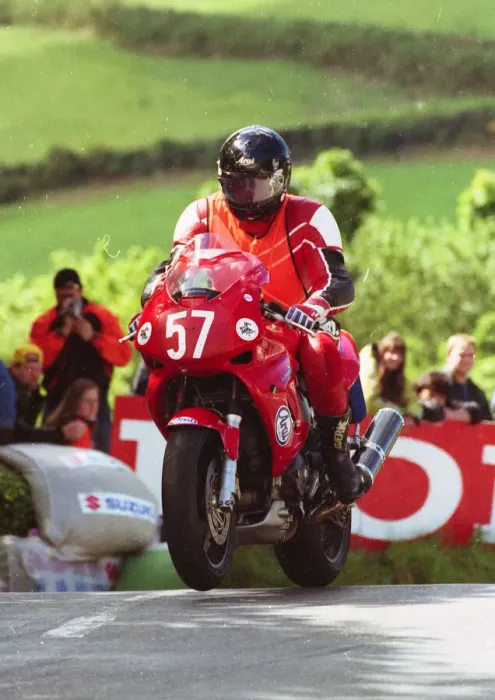 Framed Print : Michael Stirner (Honda) 1998 Production TT Framed Print : Michael Stirner (Honda) 1998 Production TT