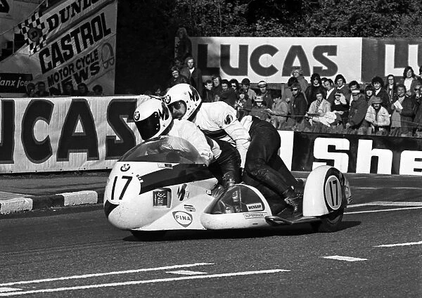 Michel Vanneste & Serge Vanneste (BMW) 1973 750 Sidecar TT