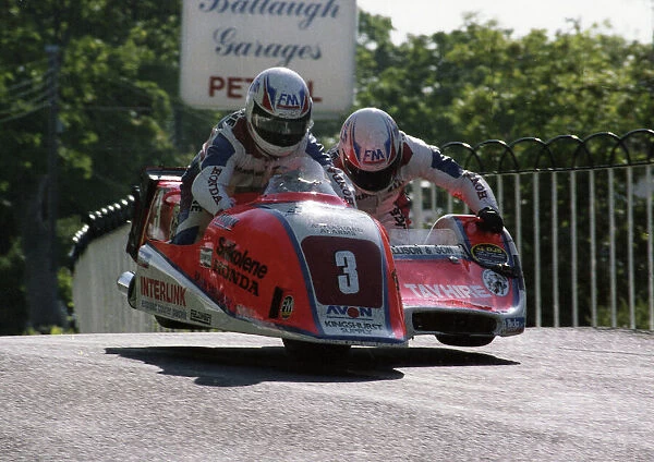 Mick Boddice at Ballaugh Bridge: 1991 Sidecar Race A