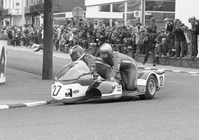 Framed Print : Mick Boddice & Dave Loach (Konig) 1974 750 Sidecar TT Framed Print : Mick Boddice & Dave Loach (Konig) 1974 750 Sidecar TT