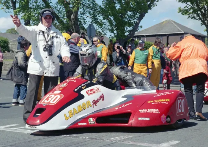 Framed Print : Mick Boddice & Rachel Norbury-Lea (Ireson Honda) 2002 TT Parade Lap Framed Print : Mick Boddice & Rachel Norbury-Lea (Ireson Honda) 2002 TT Parade Lap