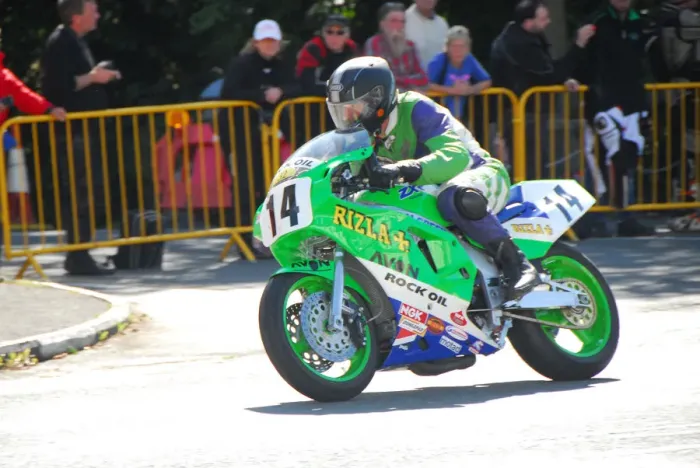 Framed Print : Mick Brown (Kawasaki) 2014 Parade Lap Framed Print : Mick Brown (Kawasaki) 2014 Parade Lap