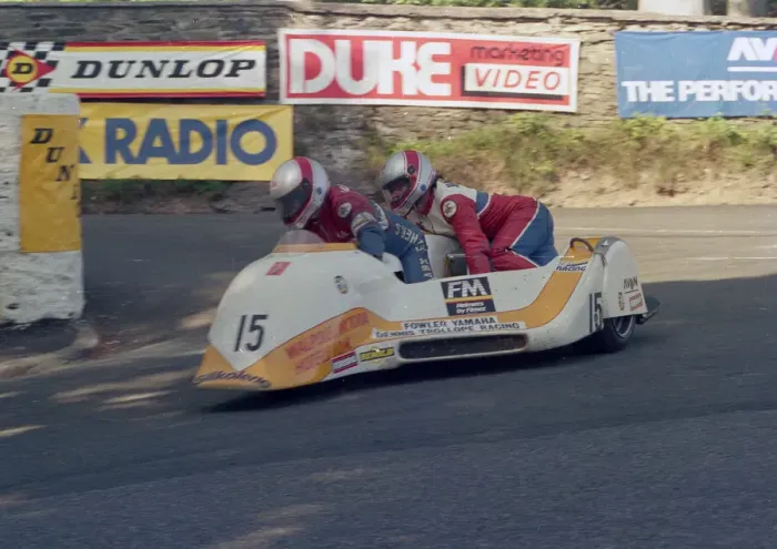 Framed Print : Mick Burcombe & Colin Hardman (Ireson Yamaha) 1987 Sidecar TT Framed Print : Mick Burcombe & Colin Hardman (Ireson Yamaha) 1987 Sidecar TT