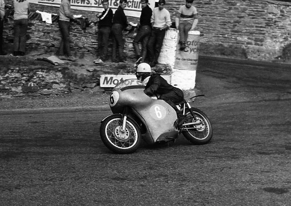 Mick Collins (AJS) 1969 Junior Manx Grand Prix
