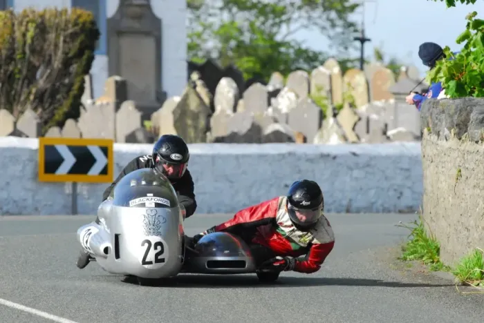 Framed Print : Mick Cookson & Alun Thomas (BMW) 2015 Pre TT Classic Framed Print : Mick Cookson & Alun Thomas (BMW) 2015 Pre TT Classic