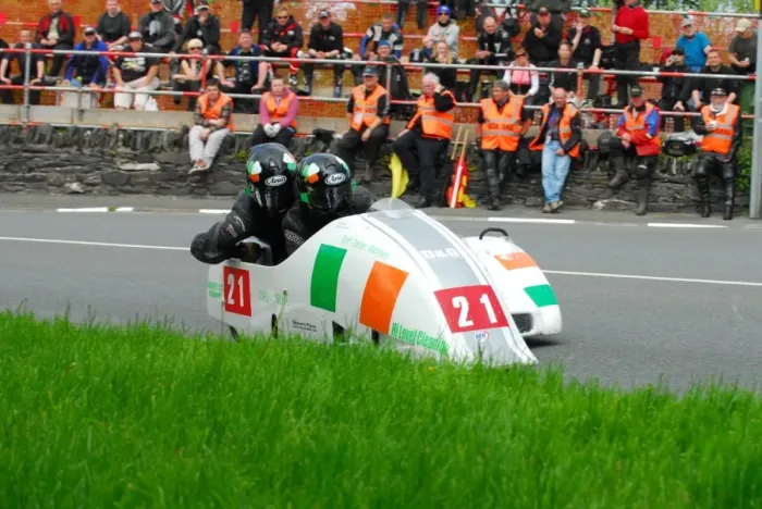 Framed Print : Mick Donovan & Aaron Galligan (Ireson Honda) 2013 Sidecar TT Framed Print : Mick Donovan & Aaron Galligan (Ireson Honda) 2013 Sidecar TT
