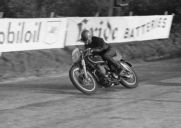 Mick Featherstone (AJS} 1951 Junior TT