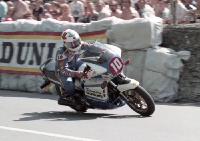 Framed Print : Mick Grant (Suzuki) 1984 Production TT Framed Print : Mick Grant (Suzuki) 1984 Production TT