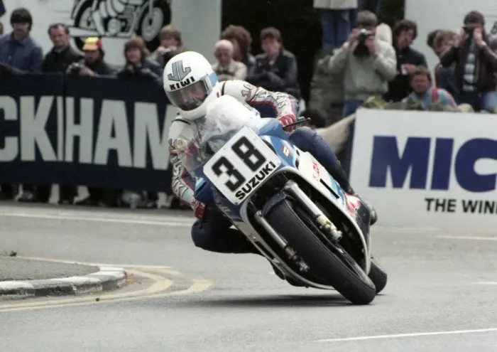 Framed Print : Mick Grant (Suzuki) 1985 Production TT Framed Print : Mick Grant (Suzuki) 1985 Production TT