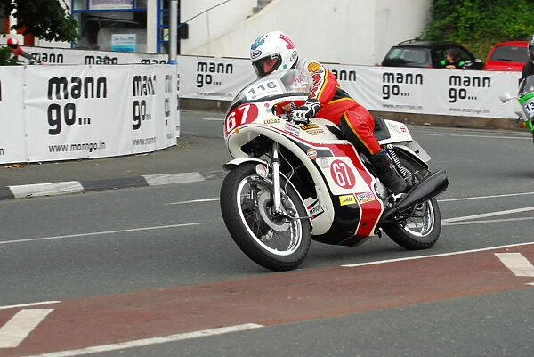 Mick Grant (Triumph) 2013 Classic TT Parade Lap