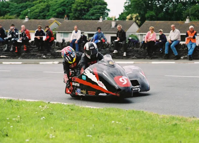 Framed Print : Mick Harvey & Fiona Baker-Milligan (Shelbourne Suzuki) 2004 Sidecar TT Framed Print : Mick Harvey & Fiona Baker-Milligan (Shelbourne Suzuki) 2004 Sidecar TT