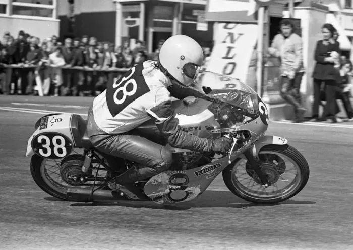 Framed Print : Mick Hunt (Ducati) 1975 Production TT Framed Print : Mick Hunt (Ducati) 1975 Production TT