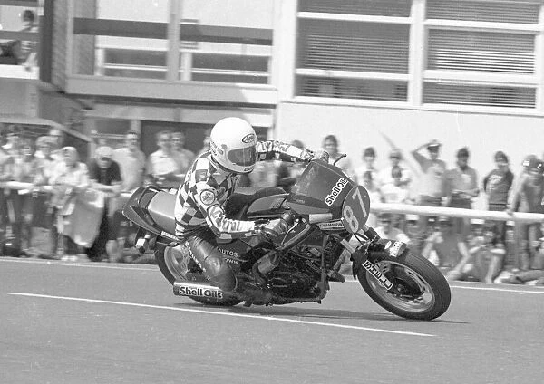 Mick McGarrity (Honda) 1984 Production TT
