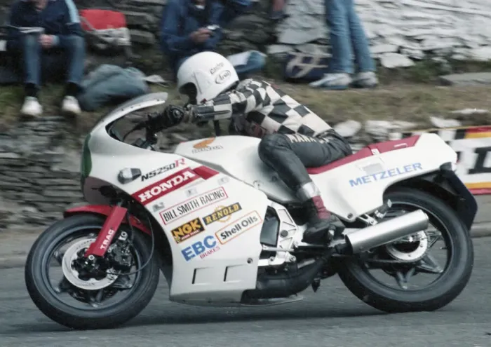 Framed Print : Mick McGarrity (Honda) 1985 Production TT Framed Print : Mick McGarrity (Honda) 1985 Production TT