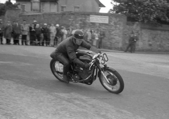 Framed Print : Mick Miller (AJS) 1960 Senior Southern 100 Framed Print : Mick Miller (AJS) 1960 Senior Southern 100