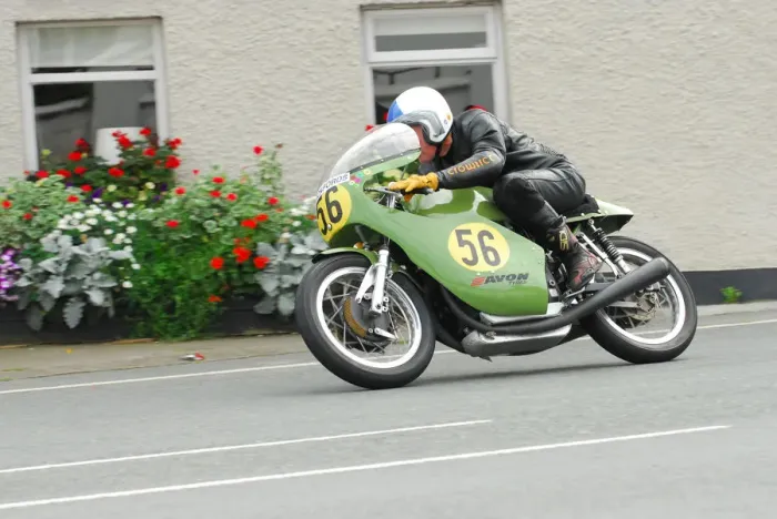 Framed Print : Mick Moreton (Paton) 2015 Senior Classic TT Framed Print : Mick Moreton (Paton) 2015 Senior Classic TT