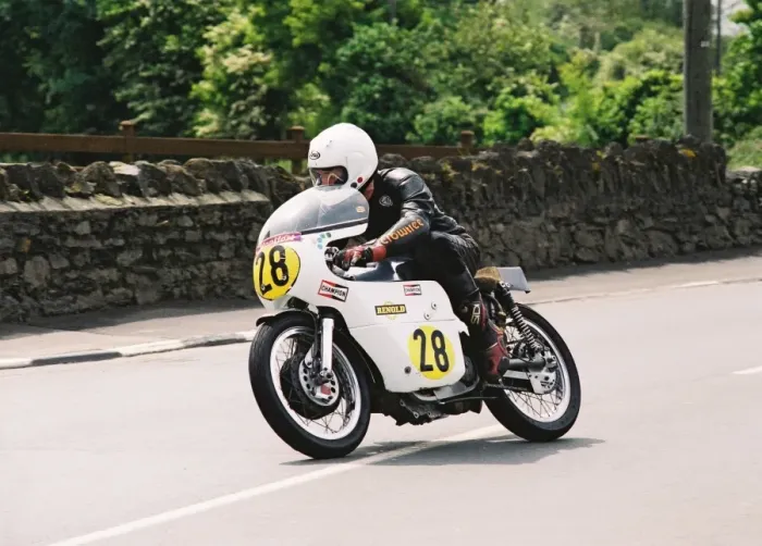 Framed Print : Mick Moreton (Seeley) 2004 Pre TT Classic Framed Print : Mick Moreton (Seeley) 2004 Pre TT Classic