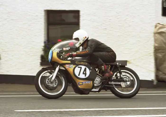 Framed Print : Mick Moreton (Seeley 7R) 2002 Junior Classic Manx Grand Prix Framed Print : Mick Moreton (Seeley 7R) 2002 Junior Classic Manx Grand Prix