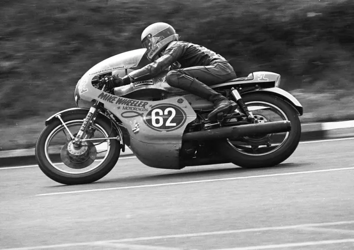 Framed Print : Mick Patrick (Yamaha) 1975 Production TT Framed Print : Mick Patrick (Yamaha) 1975 Production TT