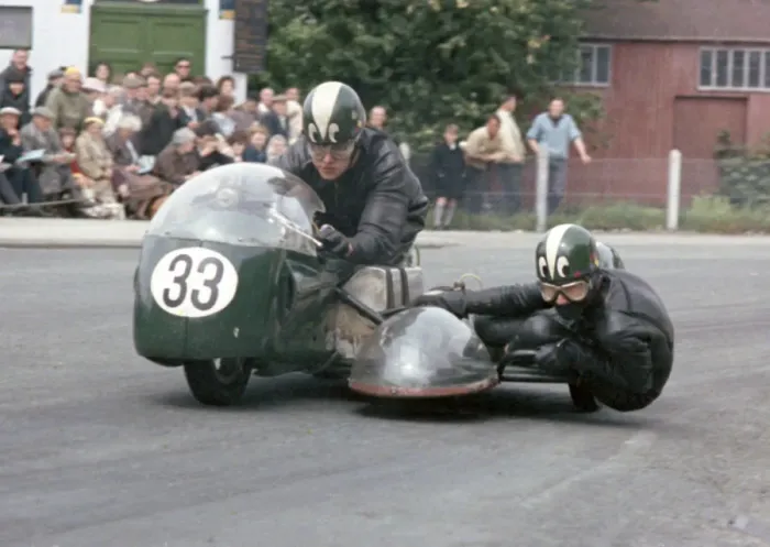 Framed Print : Mick Potter & David Wright (Triumph) 1965 Sidecar TT Framed Print : Mick Potter & David Wright (Triumph) 1965 Sidecar TT