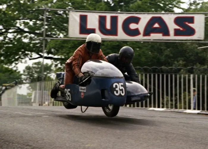 Framed Print : Mick Potter & Eddie Hammond (BSA) 1974 750 Sidecar TT Framed Print : Mick Potter & Eddie Hammond (BSA) 1974 750 Sidecar TT