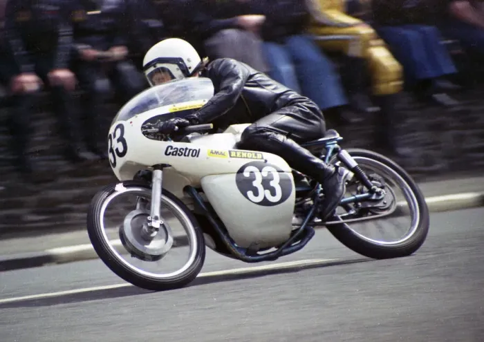 Framed Print : Mick Scutt (BSA) 1974 Ultra Lightweight TT Framed Print : Mick Scutt (BSA) 1974 Ultra Lightweight TT