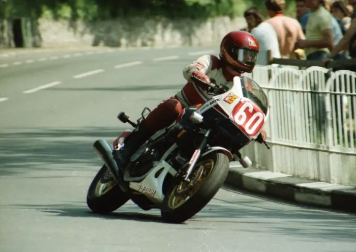 Framed Print : Mick Williams (Honda) 1984 Production TT Framed Print : Mick Williams (Honda) 1984 Production TT