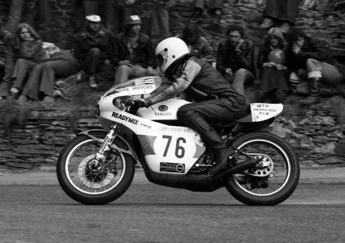 Framed Print : Mike Adler (Yamaha) 1978 Classic TT Framed Print : Mike Adler (Yamaha) 1978 Classic TT