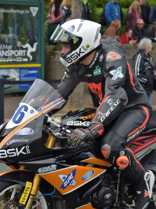 Framed Print : Mike Booth (Triumph) 2019 Supersport TT Framed Print : Mike Booth (Triumph) 2019 Supersport TT