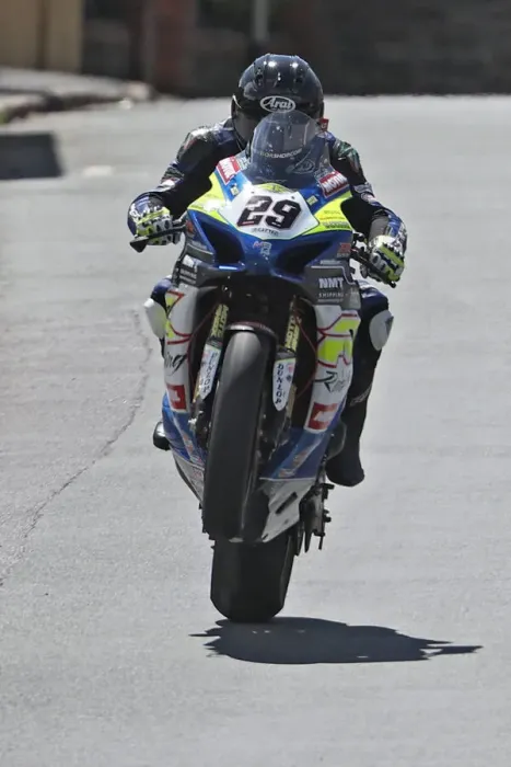 Framed Print : Mike Browne (Suzuki) 2022 Senior TT Framed Print : Mike Browne (Suzuki) 2022 Senior TT